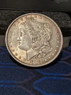 1885 P Morgan Silver Dollar  AU Toner
