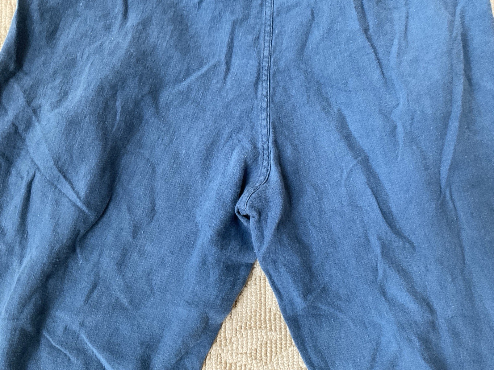 ECOLUTION 100%Hemp Drawstring Pants Royal Blue Me… - image 7