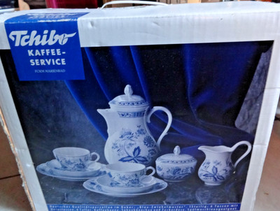 Marienbad weiß-blau Kaffeeservice v. Tchibo