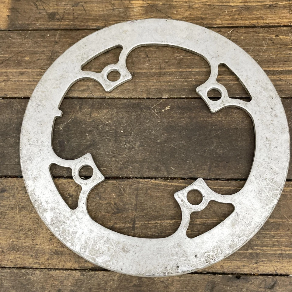 Vintage 104 BCD Aluminum Chainring Bash Guard 4-Bolt MTB Bike 95g Protector USA - Image 4 of 4