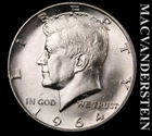 1964-D Kennedy Half Dollar- Silver- Choice Gem Brilliant Unc- No Reserve #L5469