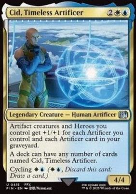 Cid, Timeless Artificer (V.9) - Magic: The Gathering - FINAL FANTASY: Extras (Un