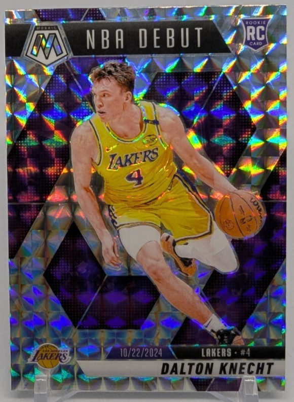 2024-25 Panini Mosaic Basketball Dalton Knecht RC #264 NBA Debut Silver Mosaic