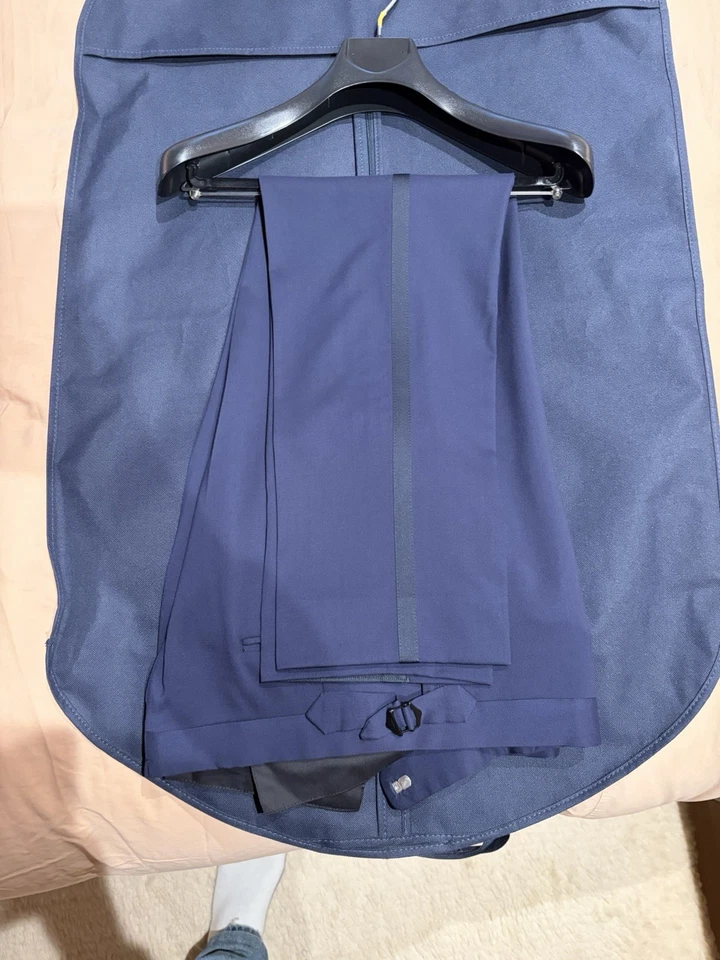Esmoquin Ralph Lauren Purple Label Drake azul marino 100 % lana sin usar Foto 3 de 4