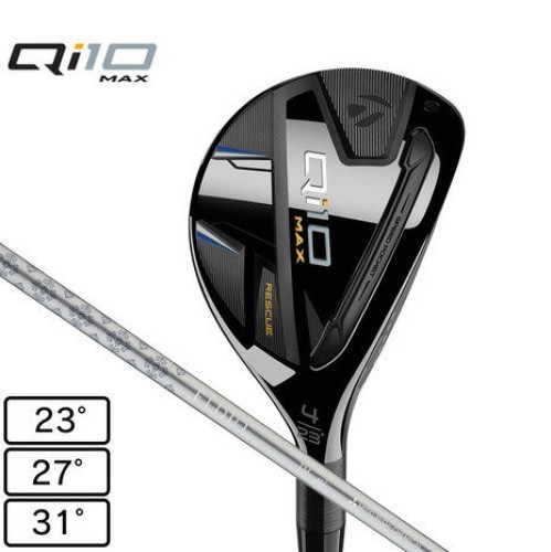 Womens TaylorMade Qi10 Max Hybrid 4H 23deg RH ELDIO TM40 Graphite Flex L HC - Picture 1 of 6