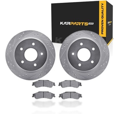For Chevy S10 2004 Rotor Set | Drilled and Slotted | Series: 5000 Advanced