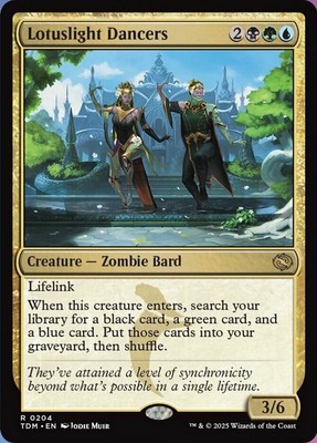 Lotuslight Dancers - Foil Light Play, English Magic the Gathering MTG Tarkir: Dr