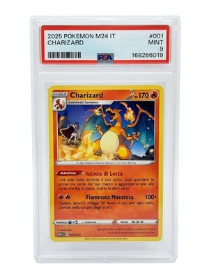 2025 Pokemon M24 ITA - MCDONALD'S SAMMLUNG 001/015 CHARIZARD PSA 9