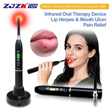 Infrared Oral Therapy Device Red Light Pain Relief Ear Nose Care 660nm 850nm