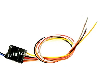 LAISDCC Micro Decoder Locomotiva KungFu DCC (6 Fili) con 2 Funzioni