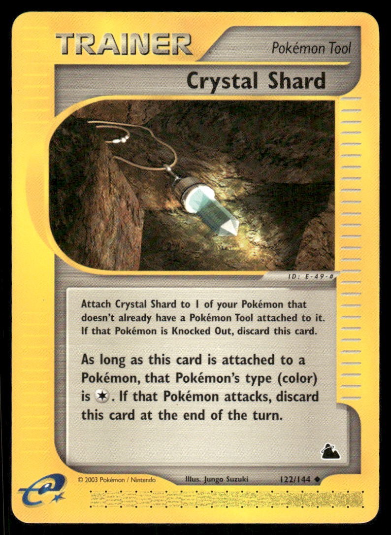 Pokemon Cards Crystal Shard 122/144 Skyridge WOTC Uncommon NM