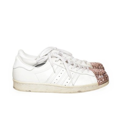 Adidas, Sneaker, Größe: 41 1/2, model: superstar, Weiß/Pink, Damen #zwq