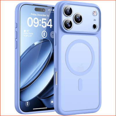 Handyhülle Stoßfest Kratzfest Transluzent Hellblau für iPhone 17 Pro Max 6,9