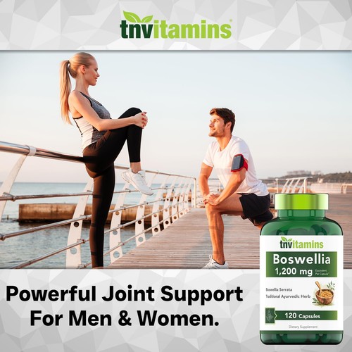 Boswellia Serrata Herbal Extract Capsules | 1200 MG/Capsule (120 Capsules) | ... - Picture 4 of 9