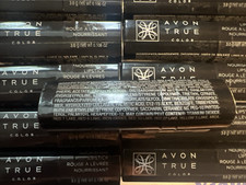 11 Avon True Color Perfectly Matte Lipstick - Blood Orange New Sealed