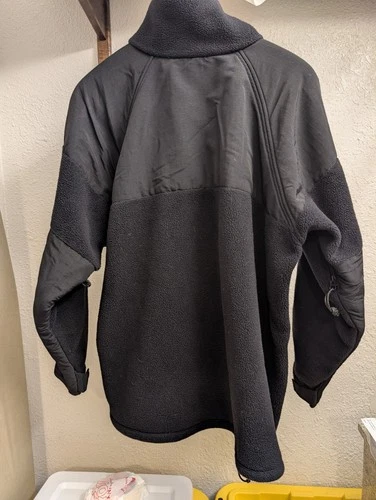 US Military Cold Weather Jacket Black Fleece Polartec 300 ECWCS L3 USED image 2