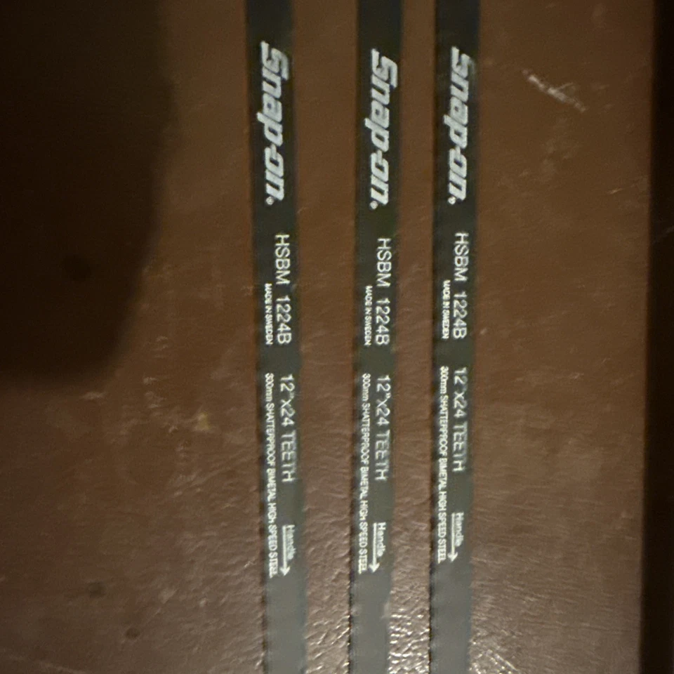 Klein Tools 701-8 Hacksaw & Snap-On HSBM 1224B (3) - Image 2 of 4