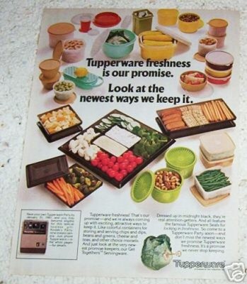 1980 print ad page - Tupperware food containers VINTAGE 1-PAGE ...