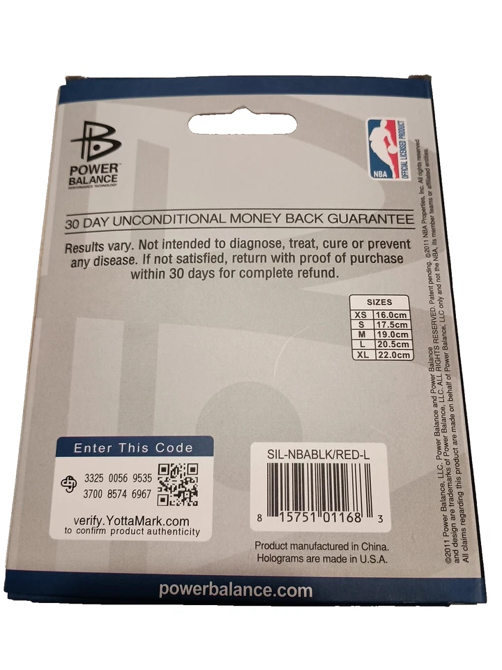 Pulseira Power Balance Ion Energy EMF bloqueador terapia de campo magnético NBA - Imagem 2 de 2