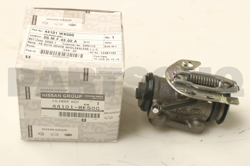 44101WK500 Genuine Nissan CYLINDER ASSY-REAR WHEEL,AFTER RH 44101-WK500 ...