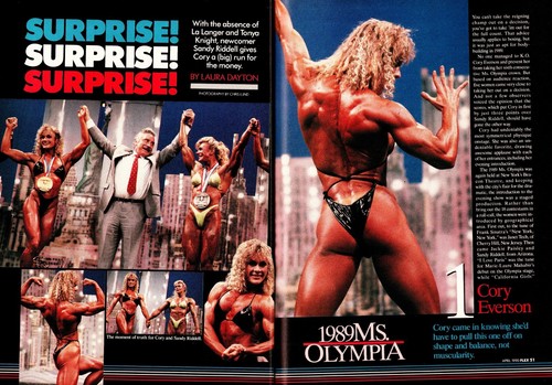Flex Magazine 04/1990 Diana Dennis Laura Dayton Cory Everson Women’s Physique - Picture 8 of 10