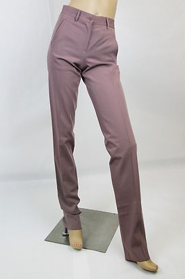 wolf $720 Bottega Veneta Women's Light Purple Wool Pant w/Belt Line 38