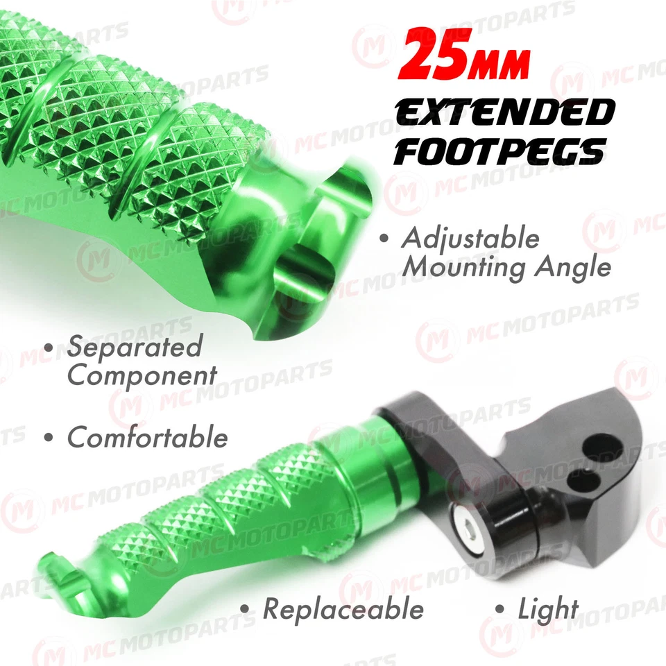 For Ducati 749 / 999 / R/S 2003-2006 R-FIGHT 1in. Lowering Rear Foot Pegs — 第 3/4 张图片