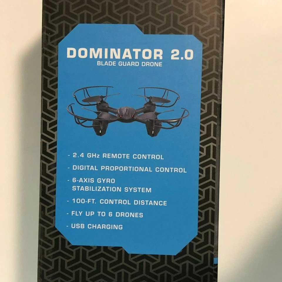 Radio Shack Dominator 2.0 Quadcopter 2.4GHz 4CH 6 Axis LED Eyes RC Drone - Image 2 of 4