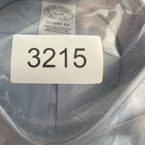 NWT Brooks Brothers Blue Supima Button Down Collar 16-32 Regent MSRP $92 - Picture 13 of 14