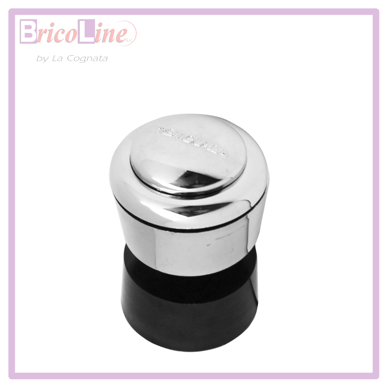 PULSANTE IN PLASTICA CROMATO PER BATTERIA MONOBLOCCO TREMOLADA