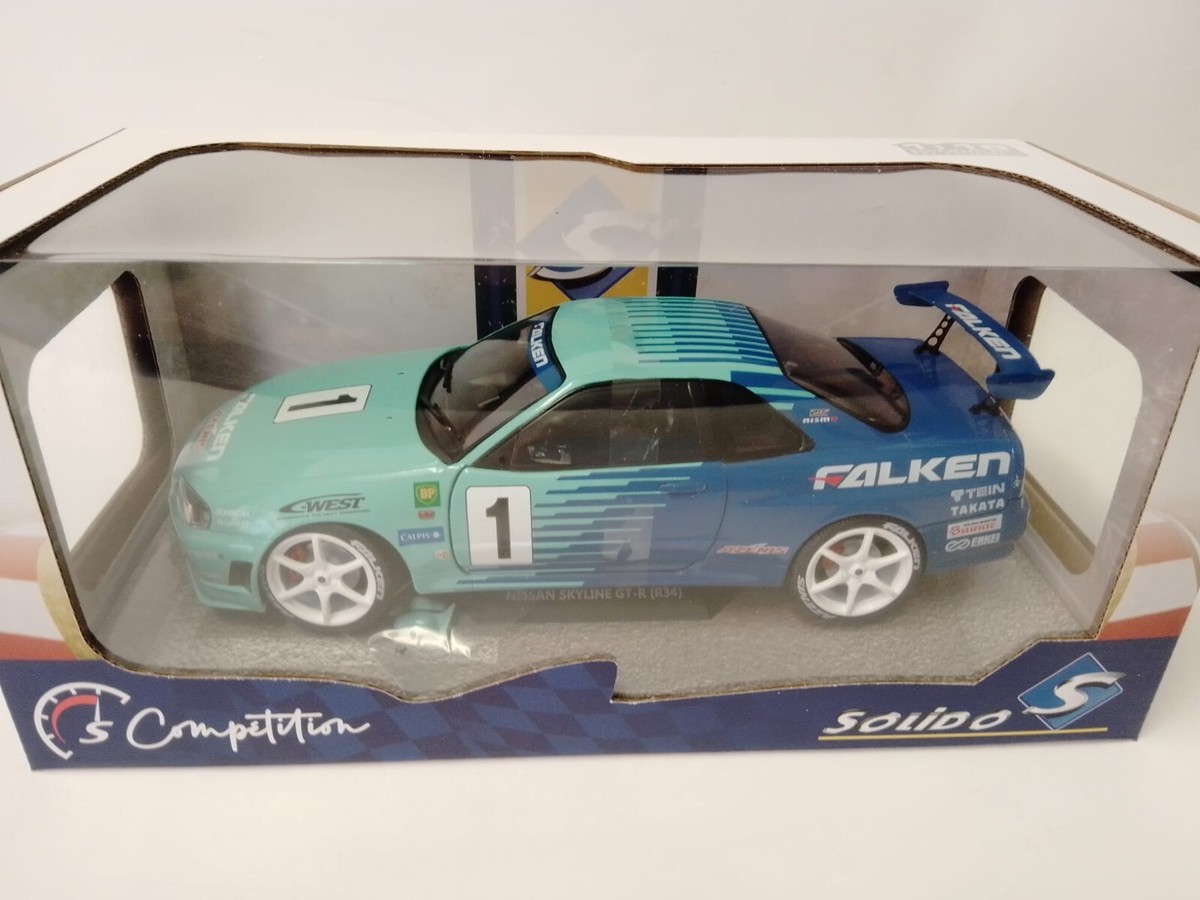 スカイラインGT-R R34 BP ADVAN GT-R アド特注トミカ