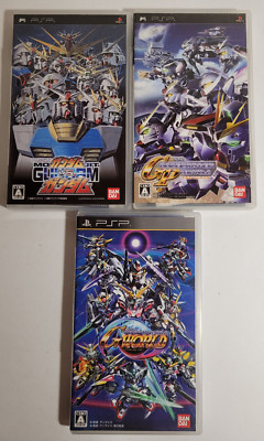 SD Gundam 3 Game BUNDLE (Sony PSP) Japanese Imports - All Complete + Tested