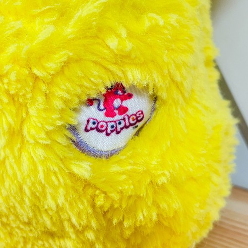 Juguete suave Mattel vintage de peluche amarillo de patatas fritas Popples años 80 - Imagen 3 de 10