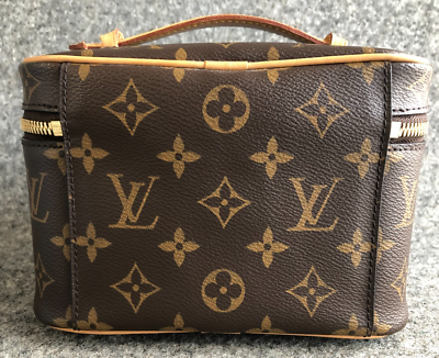 Authentic Louis Vuitton Monogram Nice Mini Vanity Cosmetic Hand