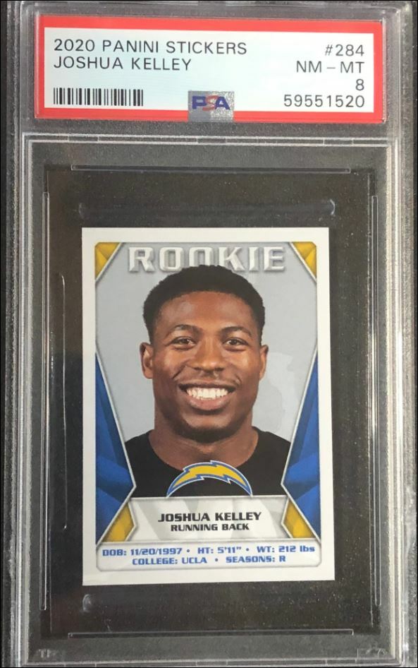 Joshua Kelley Panini Stickers #284 Base