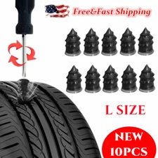 10xCar Tubeless Vacuum Tyre Puncture Repair Kit Screw Nails Tire Patch Plug Fix