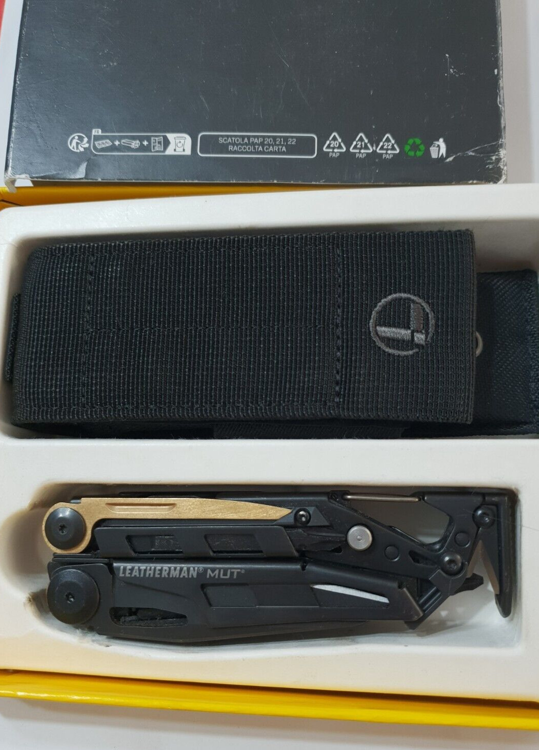 Leatherman MUT EOD Militar BO Negro Multi Herramienta Raro Nuevo En Caja Retirado