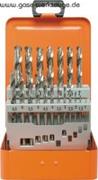 Spiralbohrer-Kassette HSS-G Din 338 Typ N Basic19-Tlg. Bohrerset 60318