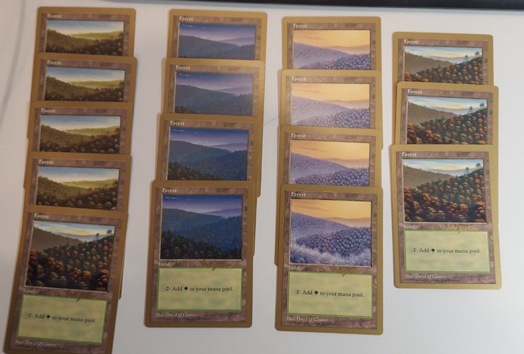 42x Basic Lands lot - NM/LP - World Championships 1997 Seattle MTG