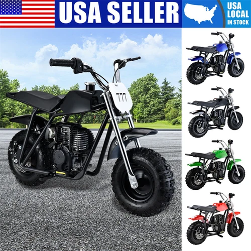 4-Stroke Mini Dirt Bike 40CC Gas-Powered Off-Road Ride On Motorcycle Motor Bike