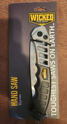 Wicked Tree Gear Hand Saw with Rugged Cast Aluminum 7'' Blade