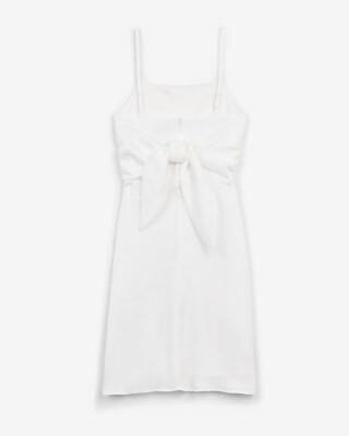 BRAND NEW WHITE MINI DRESS EXPRESS Small. Sleeveless. Polyester | eBay