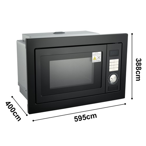 25L Capacity with Grill Easy Clean Grey Cavity BIG LED Display 12 Hours Clock - Picture 14 of 16