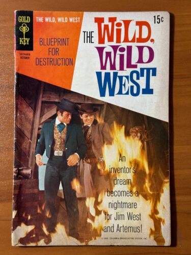 THE WILD WILD WEST Gold Key Comics No. 7 October 1969 Comic Book VG/GD+ - Picture 1 of 5
