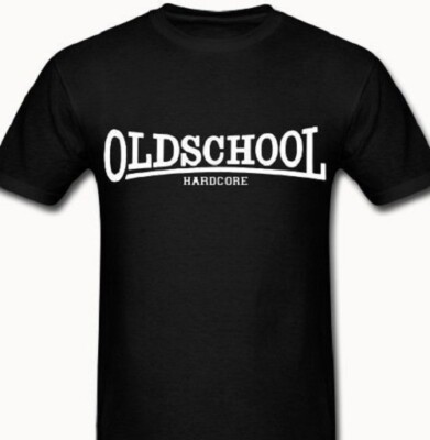 Old School Punk Anarchy T shirt Tee Rock Skull anarchist Music Hardcore