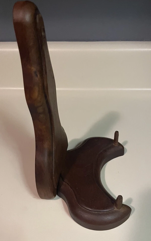 Soporte de exhibición de marcos de fotos para placa de libro de madera de colección. Puede ser colgante o de pie Foto 4 de 4