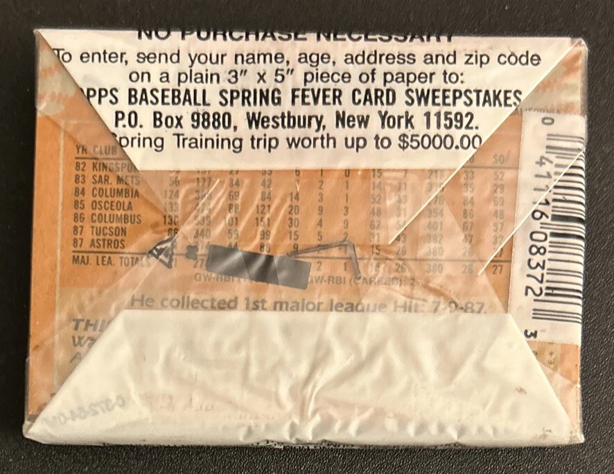Pacote de violoncelo 1988 Topps Von Hayes Phillies (top) Gerald Young Astros novato (costas) - Imagem 2 de 2