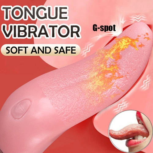 Heating Clit Licking Tongue Vibrator G-Spot Dildo Massage Sucking Oral Sex Toys - Picture 7 of 24