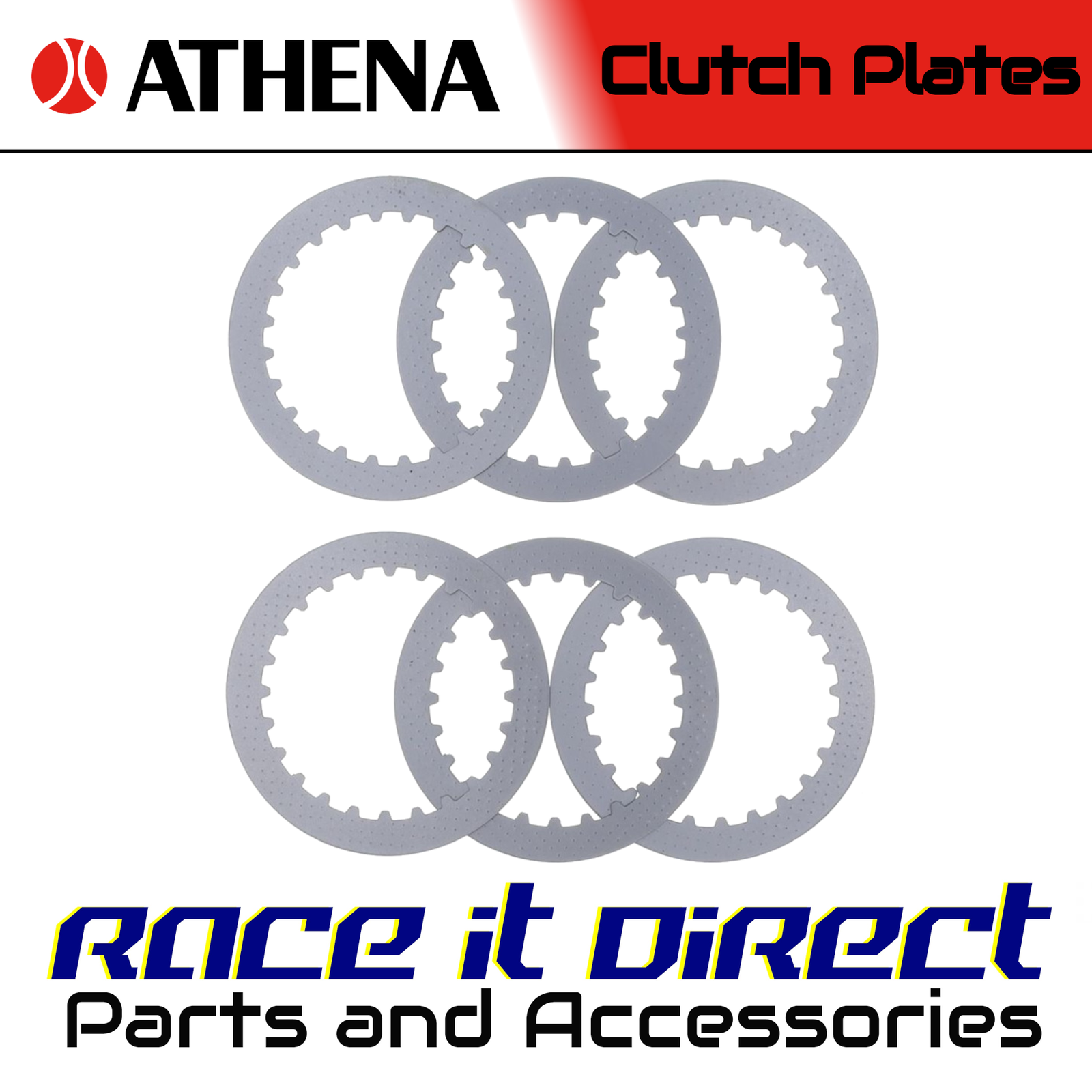Metal Clutch Plate Kit for HUSQVARNA WRE SM - SM S 125 1995-2012 Athena