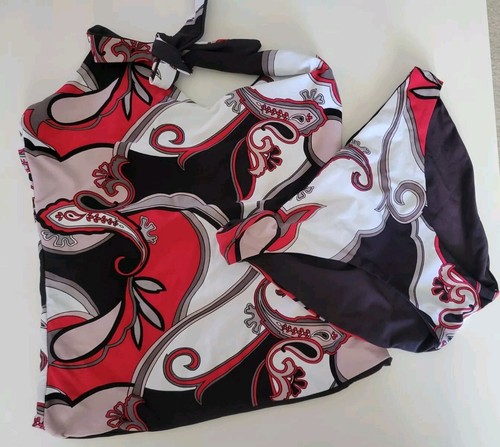 Moontide tankini + bikini set multi color size 8 women
